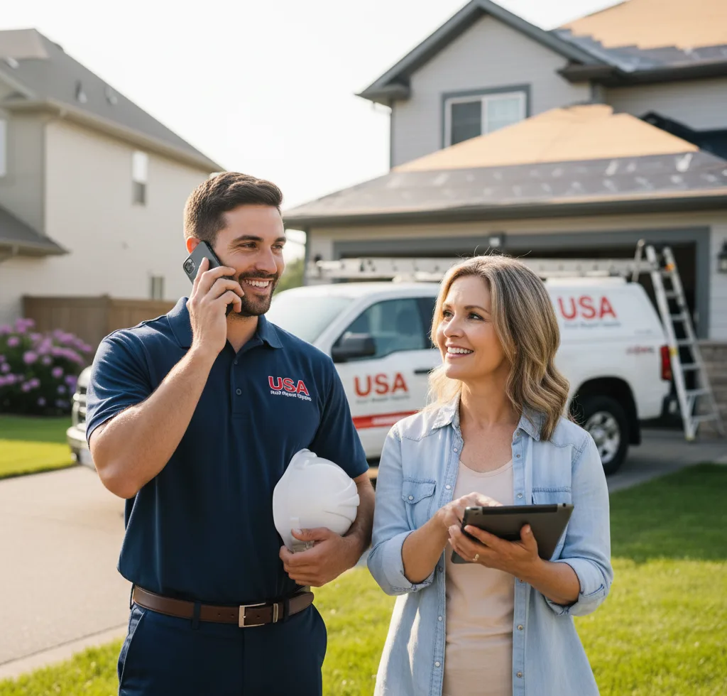 USA Roof Repair Experts customer support in Channahon